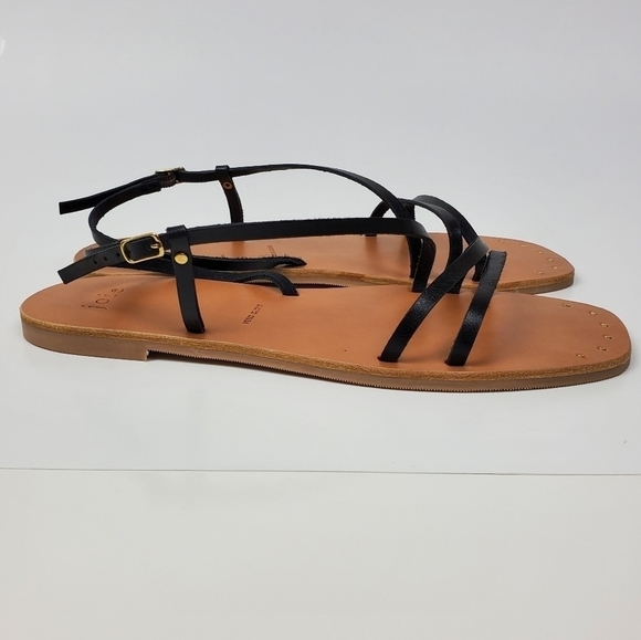 Joie Baja Leather Strappy Flat Sandal NEW 37.5 - Picture 4 of 12